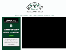 Tablet Screenshot of crogansrestaurant.com